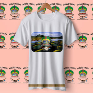 Kit 5 Camisetas  T-Shirt Algodão Colors Tee – Preto e Branco com estampa Amazonas Life